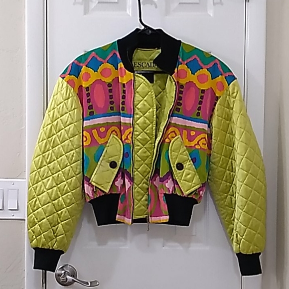 Vintage ESCADA  Mod Abstract Bomber Jacket - Picture 13 of 13